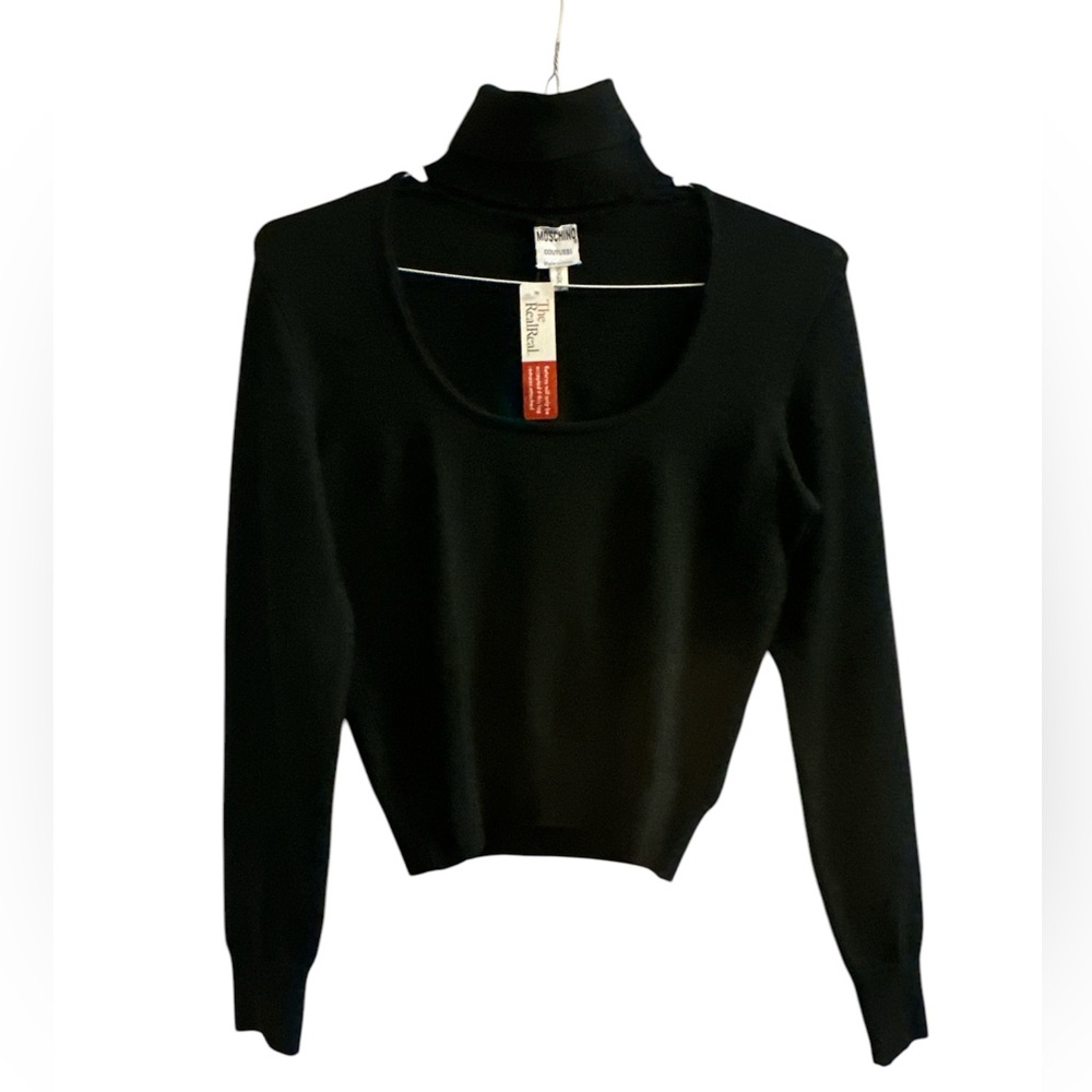 Moschino couture made in Italy virgin wool top